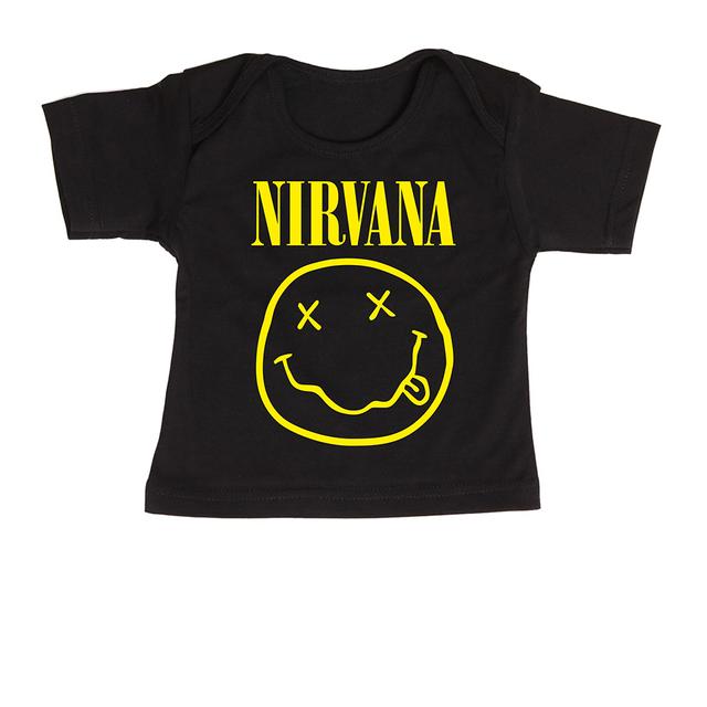 футболки для новорождённых NIRVANA чёрный 80