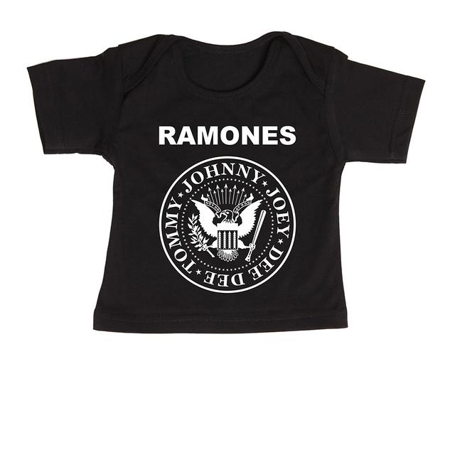 футболки для новорождённых RAMONES чёрный 80