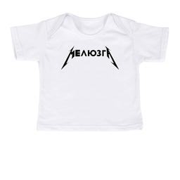 футболки для новорождённых МЕЛЮЗГА белый 80
