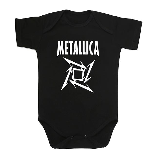 боди для новорождённых METALLICA STAR чёрный 68 (от 6 месяцев)