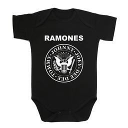 боди для новорождённых RAMONES чёрный 62 (от 3х месяцев)