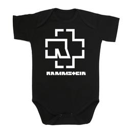 боди для новорождённых RAMMSTEIN чёрный 62 (от 3х месяцев)