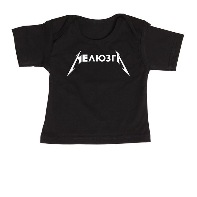 футболки для новорождённых МЕЛЮЗГА чёрный 80
