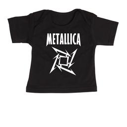 футболки для новорождённых METALLICA STAR чёрный 80