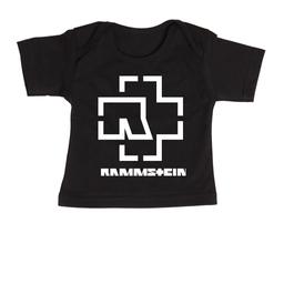 футболки для новорождённых RAMMSTEIN чёрный 74