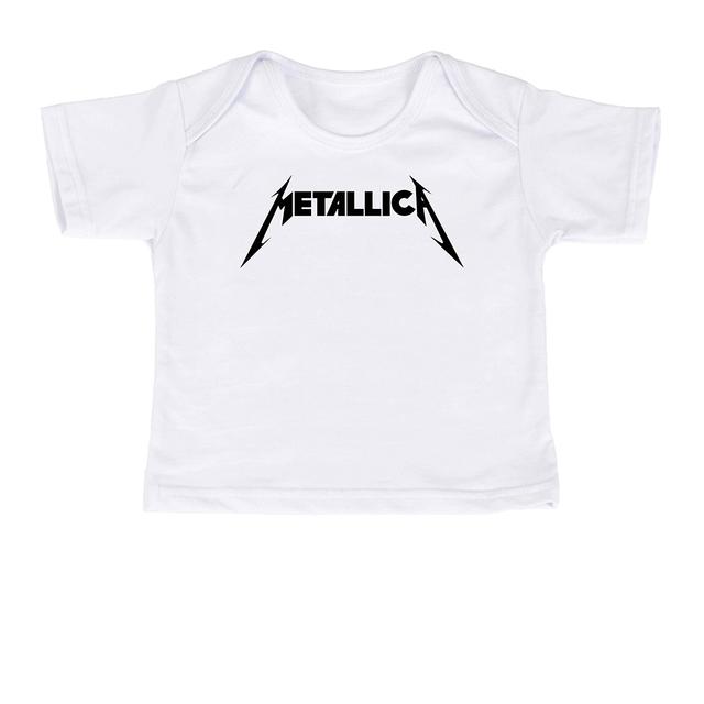 футболки для новорождённых METALLICA белый 86