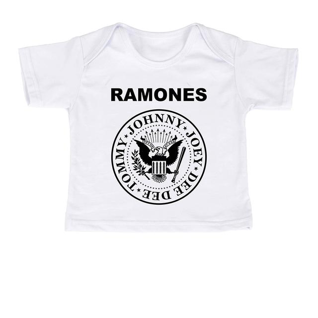 футболки для новорождённых RAMONES белый 74