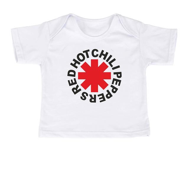 футболки для новорождённых RED HOT CHILI PEPPERS белый 86