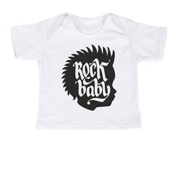 футболки для новорождённых ROCKBABY белый 74