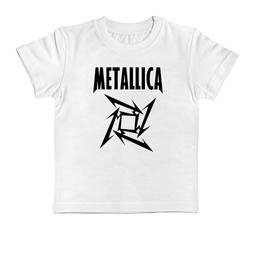 футболки для детей METALLICA STAR белый 92
