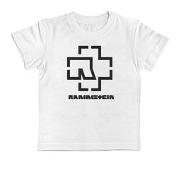 футболки для детей RAMMSTEIN белый 104
