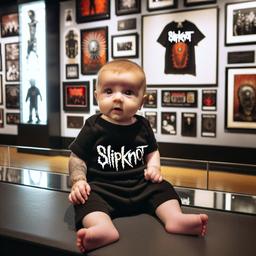 Боди для новорождённых SLIPKNOT чёрный 74 (от 9 месяцев)