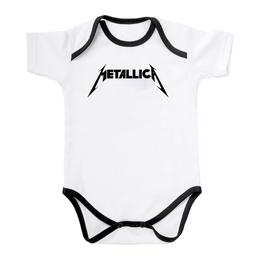 Боди для новорождённых METALLICA белый 62 (от 3х месяцев)