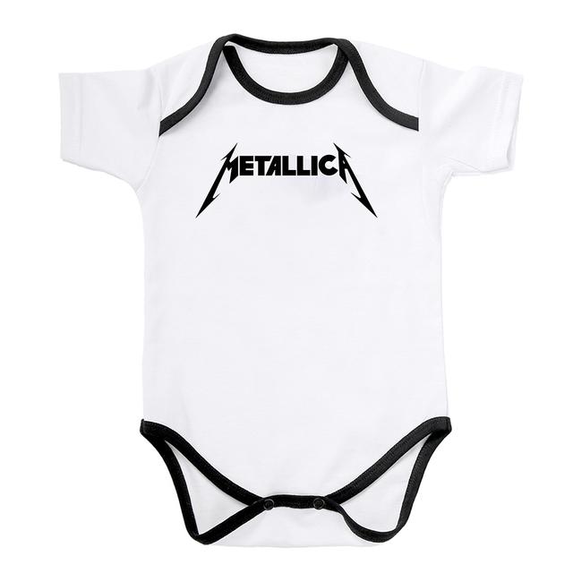 Боди для новорождённых METALLICA белый 62 (от 3х месяцев)