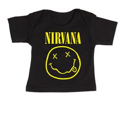 Футболка для новорождённых NIRVANA чёрная 80