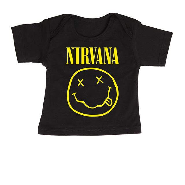 Футболка для новорождённых NIRVANA чёрная 80