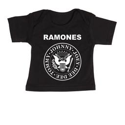 Футболка для новорождённых RAMONES чёрная 80