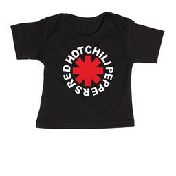 Футболка для новорождённых RED HOT CHILI PEPPERS чёрная 80