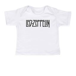 Футболка для новорождённых LED ZEPPELIN белая 80