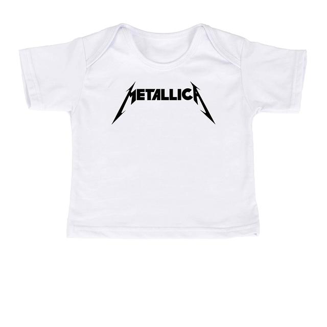Футболка для новорождённых METALLICA белая 74