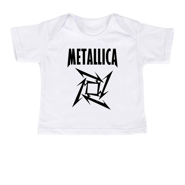 Футболка для новорождённых METALLICA STAR белая 74