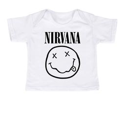 Футболка для новорождённых NIRVANA белая 80