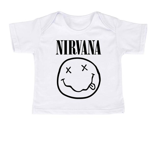 Футболка для новорождённых NIRVANA белая 74