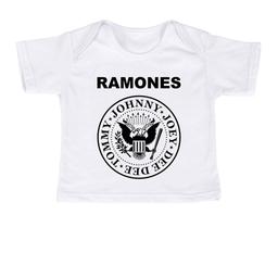 Футболка для новорождённых RAMONES белая 80