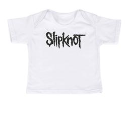 Футболка для новорождённых SLIPKNOT белая 80