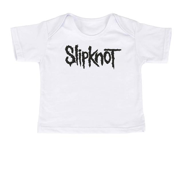 Футболка для новорождённых SLIPKNOT белая 80