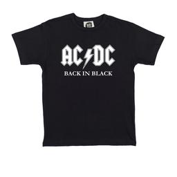 Детская футболка AC/DC BACK IN BLACK чёрная 104